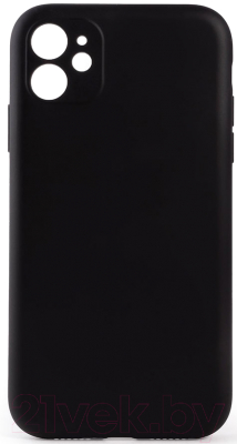 Чехол-накладка Case Coated для iPhone 11 (черный)