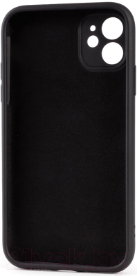 Чехол-накладка Case Coated для iPhone 11 (черный)