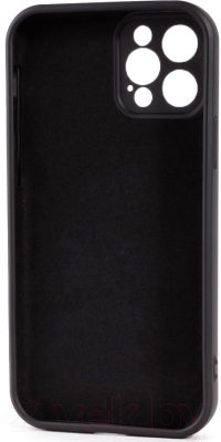 Чехол-накладка Case Coated для iPhone 12 Pro (черный)