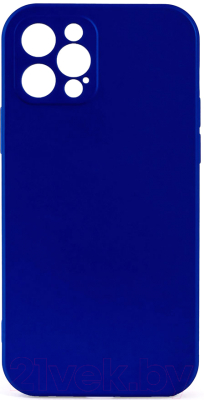 Чехол-накладка Case Coated для iPhone 12 Pro (синий)