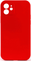 Чехол-накладка Case Coated для iPhone 12 (красный) - 