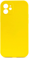 Чехол-накладка Case Coated для iPhone 12 (желтый) - 