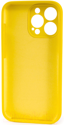 Чехол-накладка Case Coated для iPhone 13 Pro (желтый)