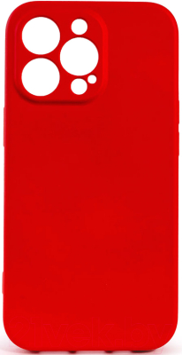 Чехол-накладка Case Coated для iPhone 13 Pro (красный)