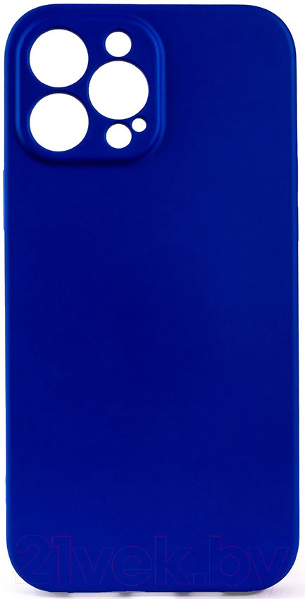 Чехол-накладка Case Coated для iPhone 13 Pro Max (синий) — фото 1