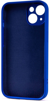 Чехол-накладка Case Coated для iPhone 13 (синий)