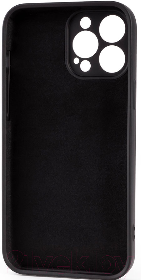 Чехол-накладка Case Coated для iPhone 13 Pro Max (черный) — фото 2