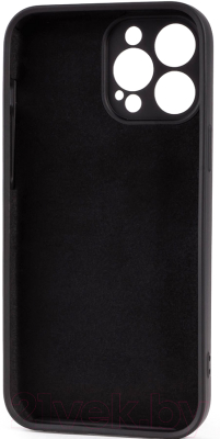 Чехол-накладка Case Coated для iPhone 13 Pro Max (черный)