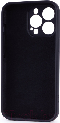 Чехол-накладка Case Coated для iPhone 13 Pro (черный)