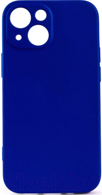 Чехол-накладка Case Coated для iPhone 13 Mini (синий)