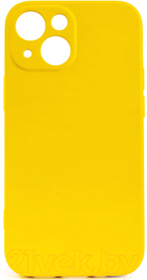 Чехол-накладка Case Coated для iPhone 13 Mini (желтый)