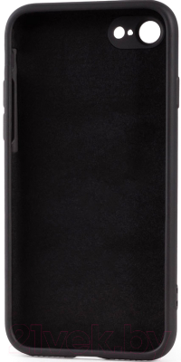 Чехол-накладка Case Coated для iPhone 7/8 (черный)