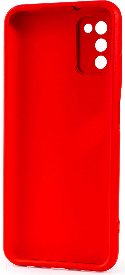 Чехол-накладка Case Coated для Galaxy A03s (красный) — фото 2