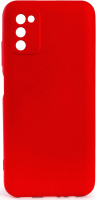 Чехол-накладка Case Coated для Galaxy A03s (красный)