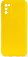 Чехол-накладка Case Coated для Galaxy A03s (желтый) - 