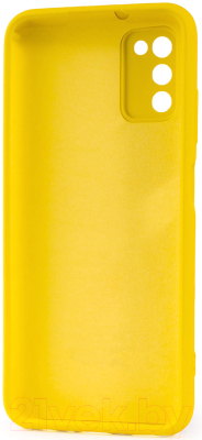 Чехол-накладка Case Coated для Galaxy A03s (желтый)