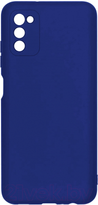 Чехол-накладка Case Coated для Galaxy A03s (синий)