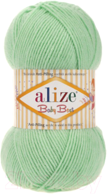 Пряжа для вязания Alize Baby Best 10% бамбук, 90% акрил / 41 (240м, ментол)