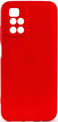 Чехол-накладка Case Coated для Redmi 10 (красный)