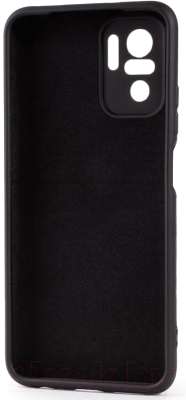 Чехол-накладка Case Coated для Redmi Note 10 (4G)/Redmi Note 10S (черный)