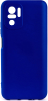 Чехол-накладка Case Coated для Redmi Note 10 (4G)/Redmi Note 10S (синий) - 