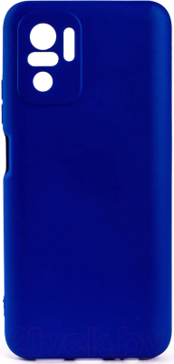 Чехол-накладка Case Coated для Redmi Note 10 (4G)/Redmi Note 10S (синий)