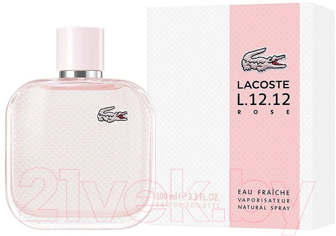 Туалетная вода Lacoste Eau De Lacoste L.12.12 Rose Eau Fraiche (50мл)