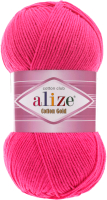 Пряжа для вязания Alize Cotton Gold 55% хлопок, 45% акрил / 149 (330м, фуксия) - 