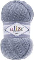 Пряжа для вязания Alize Lanagold 800 49% шерсть, 51% акрил / 221 (800м, светлый джинс) - 