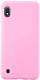Чехол-накладка Case Matte для Galaxy A10 (розовый, фирменная упаковка) - 