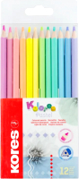 Набор цветных карандашей Kores Pastel / 93311 (12шт) - 