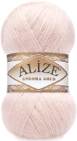 Пряжа для вязания Alize Angora Gold 20% шерсть, 80% акрил / 271 (550м, жемчужно-розовый) - 