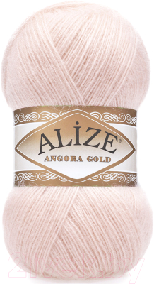 Пряжа для вязания Alize Angora Gold 20% шерсть, 80% акрил / 271 (550м, жемчужно-розовый)