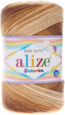 Пряжа для вязания Alize Sekerim batik 100% акрил / 3050 (320м, бежевый)