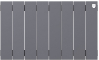 Радиатор биметаллический Royal Thermo PianoForte 300 Silver Satin (8 секций) - 
