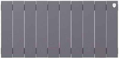 Радиатор биметаллический Royal Thermo PianoForte 300 Silver Satin (10 секций)