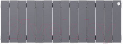 Радиатор биметаллический Royal Thermo PianoForte 300 Silver Satin (14 секций)