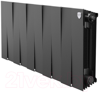 Радиатор биметаллический Royal Thermo PianoForte 300 Noir Sable (10 секций)