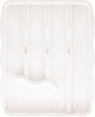 Изображение товара Органайзер для столовых приборов Альтернатива М8516 (белый)