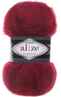 

Пряжа для вязания Alize, Mohair classic 25% мохер, 24% шерсть, 51% акрил / 57