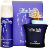 

Парфюмерный набор, Blue Lady 40мл + дезодорант 50мл