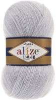 

Пряжа для вязания Alize, Angora real 40 60% акрил, 40% шерсть / 52