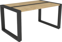 Журнальный столик Дабер 001 / СЖ1.0.2.11 (черный/древесина натуральная) - 
