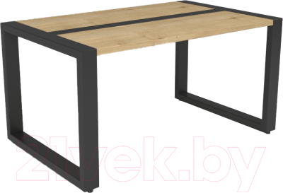 Журнальный столик Дабер 001 / СЖ1.0.2.11 (черный/древесина натуральная)