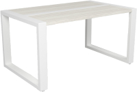 Журнальный столик Дабер 001 / СЖ1.0.1.10 (белый/древесина белая) - 