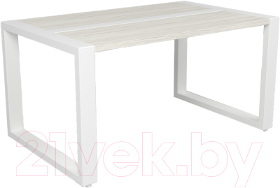 Журнальный столик Дабер 001 / СЖ1.0.1.10 (белый/древесина белая)