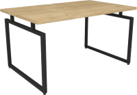 Журнальный столик Дабер 006 / СЖ6.0.2.11 (черный/древесина натуральная) - 