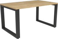 Журнальный столик Дабер 010 / СЖ10.0.2.11 (черный/древесина натуральная) - 