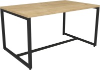 Журнальный столик Дабер 012 / СЖ12.0.2.11 (черный/древесина натуральная) - 