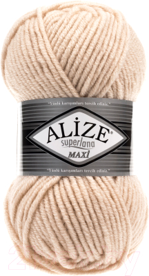 Изображение товара Пряжа для вязания Alize Superlana Maxi 75% акрил, 25% шерсть / 310 (100м, шампань)